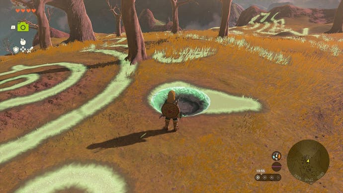 Link standing by the third Dragon Tear in The Legend of Zelda: Tears of the Kingdom.